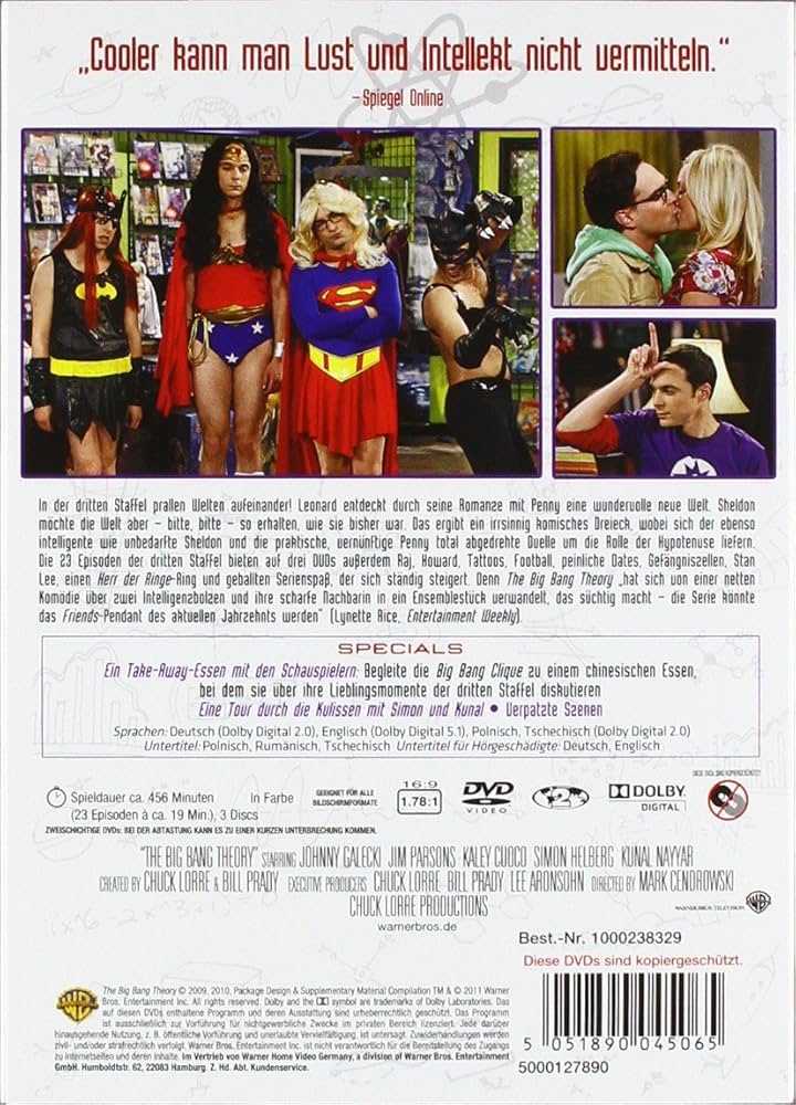 Amazon.com: THE BIG BANG THEORY - S.3 - TH [DVD] : Movies & TV